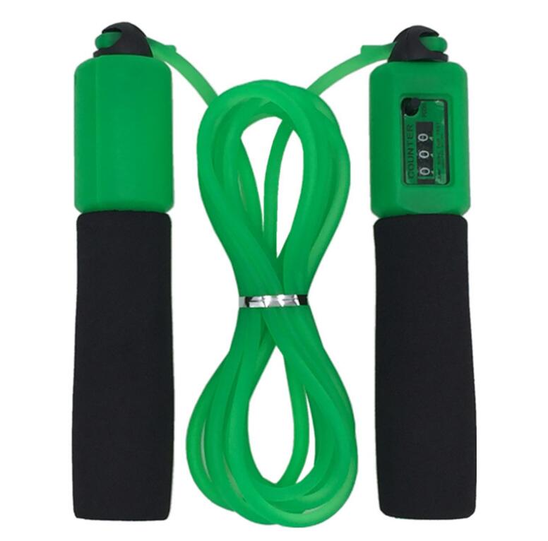 Cuerda de Saltar con Contador Digital - Comba Fitness Ajustable para Casa