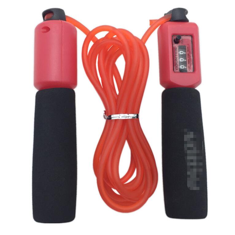 Cuerda de Saltar con Contador Digital - Comba Fitness Ajustable para Casa